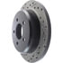 Centric 127.61052CR Disc Brake Rotor Sportstop Cryo Drilled & Slotted Rotor, Right