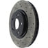 Centric 128.40066CL Disc Brake Rotor Sportstop Cryo Sport Drilled Rotor, Left
