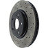 Centric 128.40066L Disc Brake Rotor Cross Drilled Rotor
