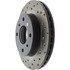 128.42041R by CENTRIC - Cross Drilled Rotor