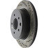 Centric 128.42072CL Disc Brake Rotor Sportstop Cryo Sport Drilled Rotor, Left