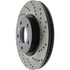 Centric 128.42074CL Disc Brake Rotor Sportstop Cryo Sport Drilled Rotor, Left