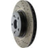 Centric 128.44040L Disc Brake Rotor Cross Drilled Rotor