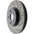 Centric 128.44088CL Disc Brake Rotor Sportstop Cryo Sport Drilled Rotor, Left