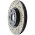 Centric 128.44088CR Disc Brake Rotor Sportstop Cryo Sport Drilled Rotor, Right