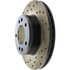 Centric 128.45022CR Disc Brake Rotor Sportstop Cryo Sport Drilled Rotor, Right