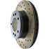 Centric 128.45022L Disc Brake Rotor Cross Drilled Rotor