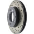 Centric 128.45048CL Disc Brake Rotor Sportstop Cryo Sport Drilled Rotor, Left