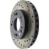 Centric 128.46042CL Disc Brake Rotor Sportstop Cryo Sport Drilled Rotor, Left