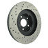 Centric 128.47018L Disc Brake Rotor Cross Drilled Rotor