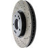 128.51020L by CENTRIC - Sport Cross Drilled Brake Rotor, Left