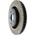 Centric 128.58003L Disc Brake Rotor Cross Drilled Rotor