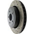 Centric 128.58004CL Disc Brake Rotor Sportstop Cryo Sport Drilled Rotor, Left