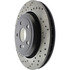 128.58009R by CENTRIC - Sport Cross Drilled Brake Rotor, Right