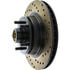 128.61002CL by CENTRIC - Sportstop Cryo Sport Drilled Rotor, Left