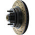 128.61002L by CENTRIC - Cross Drilled Rotor