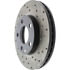 Centric 128.61041CL Disc Brake Rotor Sportstop Cryo Sport Drilled Rotor, Left