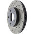 Centric 128.61041R Disc Brake Rotor Cross Drilled Rotor