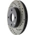 128.61048CL by CENTRIC - Sportstop Cryo Sport Drilled Rotor, Left