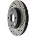 128.61048L by CENTRIC - Cross Drilled Rotor