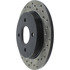 Centric 128.61070L Disc Brake Rotor Cross Drilled Rotor