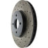 Centric 128.61071CR Disc Brake Rotor Sportstop Cryo Sport Drilled Rotor, Right