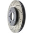 Centric 128.61072CR Disc Brake Rotor Sportstop Cryo Sport Drilled Rotor, Right