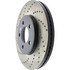 Centric 128.61072R Disc Brake Rotor Cross Drilled Rotor