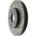 128.61085L by CENTRIC - Sport Cross Drilled Brake Rotor, Left