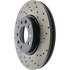 Centric 128.61088CL Disc Brake Rotor Sportstop Cryo Sport Drilled Rotor, Left
