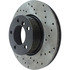 128.34077L by CENTRIC - Cross Drilled Rotor