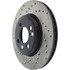 128.34100R by CENTRIC - Cross Drilled Rotor