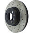 128.34134R by CENTRIC - Cross Drilled Rotor