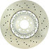 128.34163 by CENTRIC - Centric Premium OE Style Drilled Brake Rotor