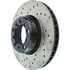 Centric 128.35017CR Disc Brake Rotor Sportstop Cryo Sport Drilled Rotor, Right