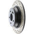 Centric 128.35087L Disc Brake Rotor Cross Drilled Rotor