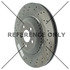 128.35153 by CENTRIC - Centric Premium OE Style Drilled Brake Rotor