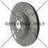 128.35153 by CENTRIC - Premium OE Style Drilled Brake Rotor