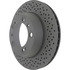 128.37041 by CENTRIC - Centric Premium OE Style Drilled Brake Rotor