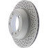 128.37047 by CENTRIC - Centric Premium OE Style Drilled Brake Rotor