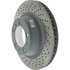 Centric 128.37092 Disc Brake Rotor Centric Premium OE Style Drilled Brake Rotor