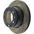 Centric 128.37023R Disc Brake Rotor Cross Drilled Rotor