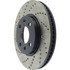 128.38008R by CENTRIC - Cross Drilled Rotor