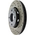 Centric 128.39027L Disc Brake Rotor Cross Drilled Rotor