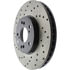 Centric 128.40046CR Disc Brake Rotor Sportstop Cryo Sport Drilled Rotor, Right