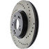 Centric 128.40057L Disc Brake Rotor Cross Drilled Rotor