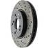 Centric 128.40064CL Disc Brake Rotor Sportstop Cryo Sport Drilled Rotor, Left