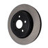 120.58009 by CENTRIC - Disc Brake Rotor - Rear, 13.78 in. OD, Vented Design, 5 Lug Holes, Coated Finish
