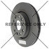 120.58022 by CENTRIC - Disc Brake Rotor - Front, 12.9 in. O.D, Vented Design, 5 Lugs, Coated Finish