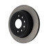 120.61075 by CENTRIC - Disc Brake Rotor - Rear, 11.6 in. O.D, Vented Design, 5 Lugs, Coated Finish